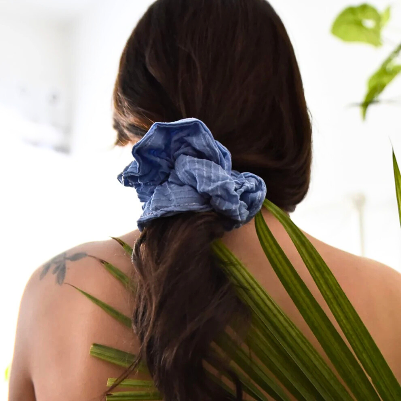 KARIANNA - Bleu texturé