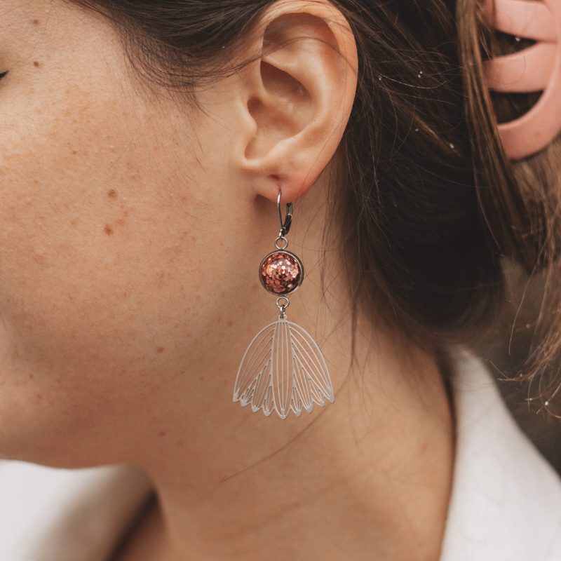 MAGNOLIA - Paillette Rose gold