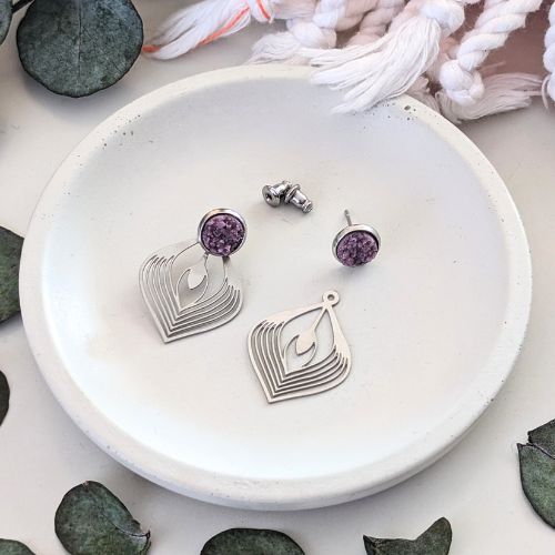 SCARLETT - 3 en 1 cristaux lilas