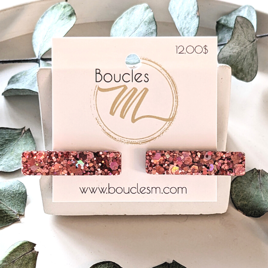 Barette Brillante Rose Gold