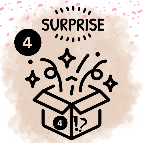 ALBA - Boite surprise - 4 paires photo verre motifs surprise